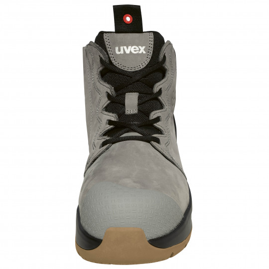 Work Boots | uvex 2 x-flow zip wolf grey work boots (AU)