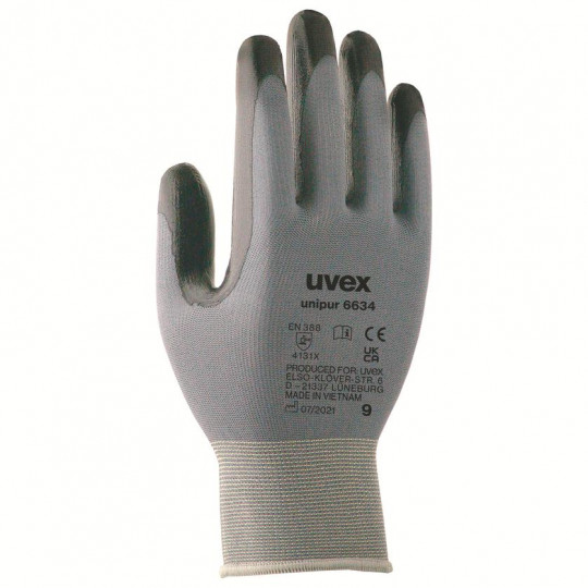 Safety gloves | uvex unipur 6634 safety glove