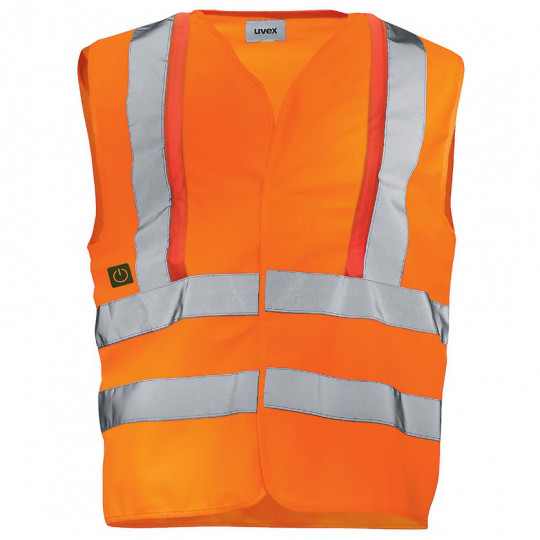 uvex protection active flash vest with switch