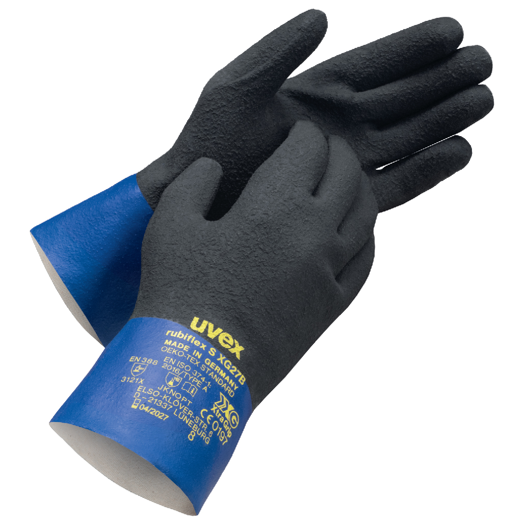 Uvex Rubiflex S XG27B Chemical Protection Glove | Safety Gloves