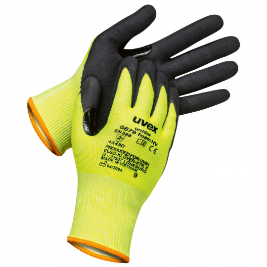 Safety gloves | uvex unidur 6679 foam HV (Coming Soon)