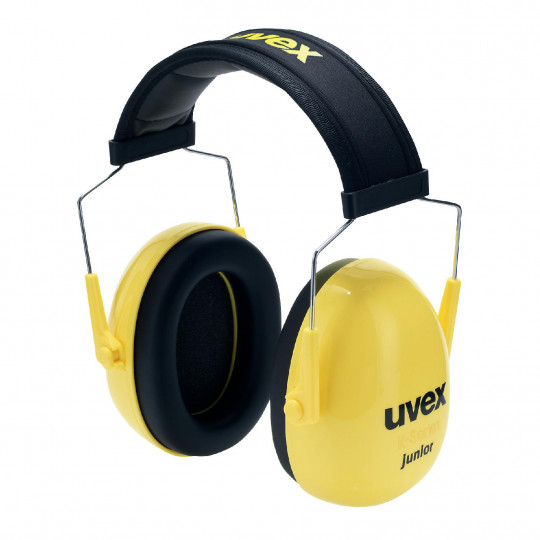 uvex K junior kids earmuffs (yellow)