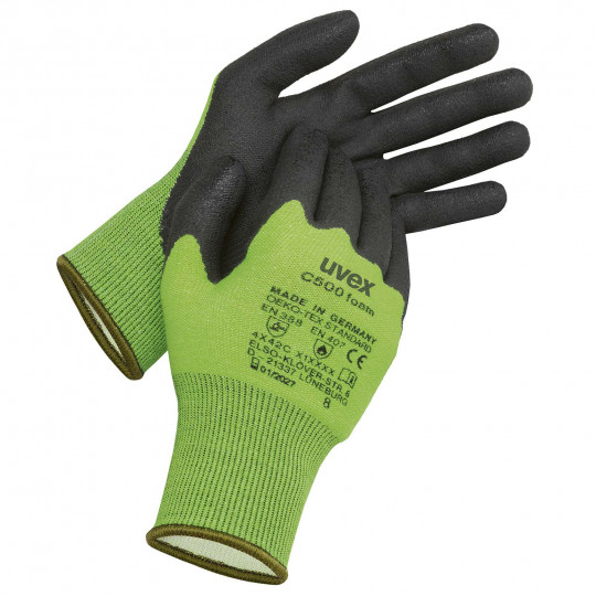 Safety gloves | uvex C500 foam cut protection glove