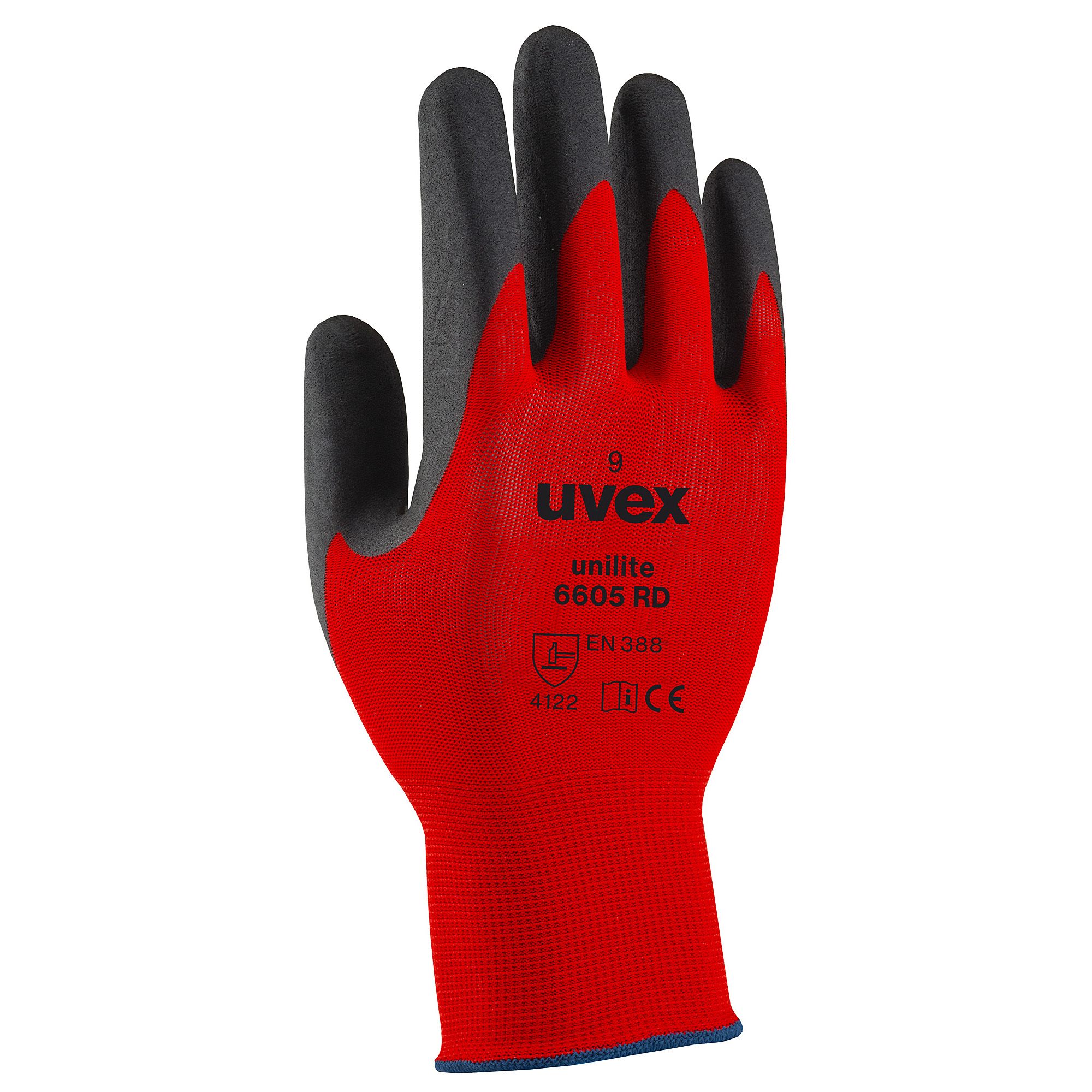Gants de protection | uvex safety | Gant de protection uvex unilite 6605 RD Gants de protection | Gant de protection uvex unilite 6605 RD
