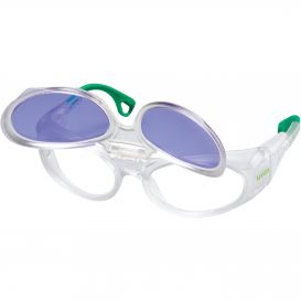 Lunettes de protection à verres correcteurs uvex RX cd 5505 flip-up en didymium Lunettes de protection à verres correcteurs uvex RX cd 5505 flip-up en didymium