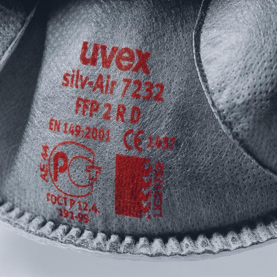 Respiratory protection | uvex silv-Air e 7232 FFP2 preformed mask