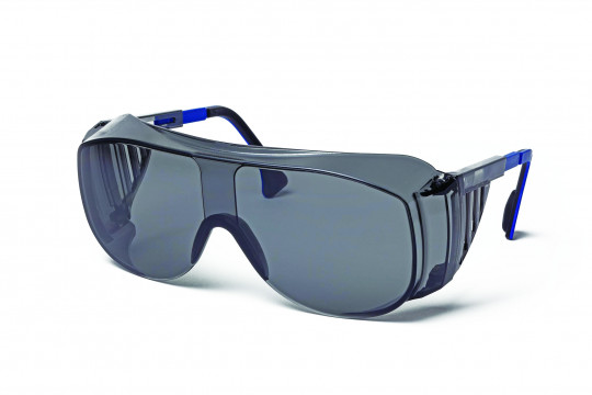 uvex overspec safety glasses (grey)