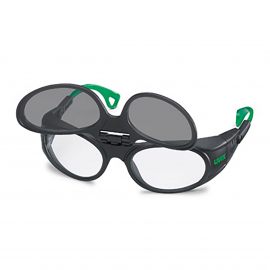 Lunettes de protection à verres correcteurs uvex RX cd 5505 flip-up Protection pour soudure Lunettes de protection à verres correcteurs uvex RX cd 5505 flip-up Protection pour soudure