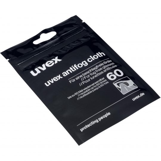 uvex anti fog cloth