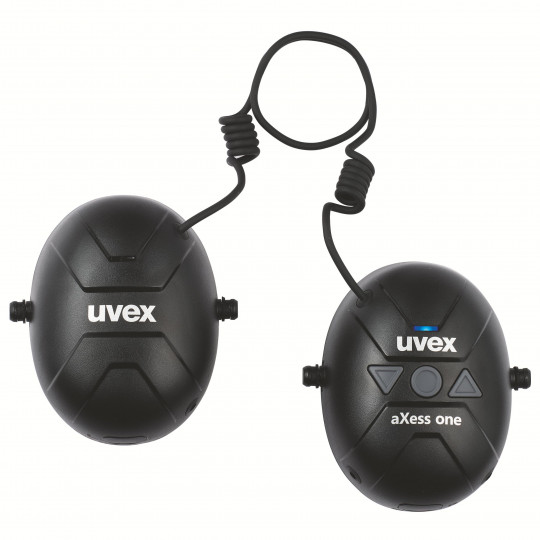 uvex aXess one helmet earmuffs