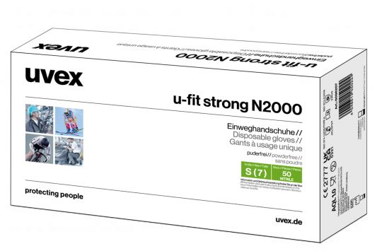 Safety gloves | uvex u-fit strong N2000 chemical protection glove