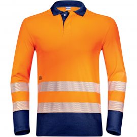 Poloshirt langærmet uvex suXXeed construction Poloshirt langærmet uvex suXXeed construction