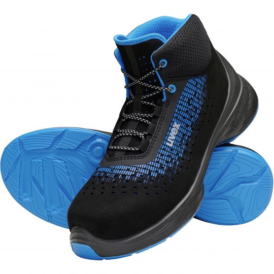 Safety footwear | uvex 1 G2 perforated lace-up boot S1 SRC