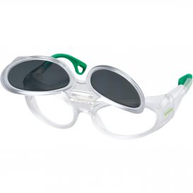 Lunettes de protection à verres correcteurs uvex RX cd 5505 flip-up avec filtre polarisant Lunettes de protection à verres correcteurs uvex RX cd 5505 flip-up avec filtre polarisant