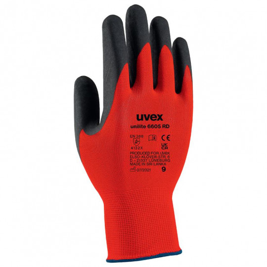 Gant de protection uvex unilite 6605 RD