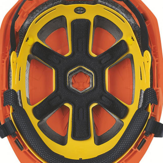 Helm Pengaman | pronamic alpine E Mips® hi-vis oranye