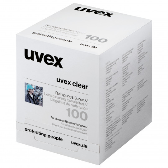 uvex lens cleaning towelettes
