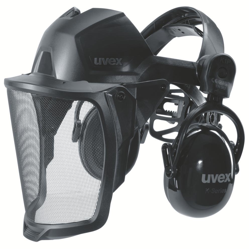 【翌日発送可能】 uvex pheos protection hearing with visor mesh faceguard EyeProtection