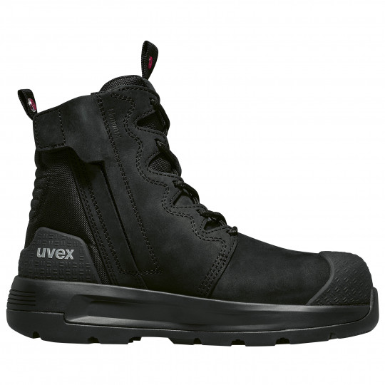 uvex 3 x-flow wmns zip (black) - women's work boot