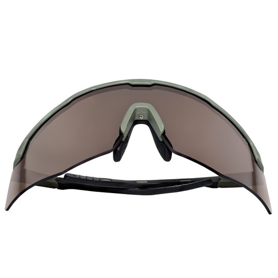 Safety Glasses | uvex apex safety glasses – Army Green Frame / Brown Lens
