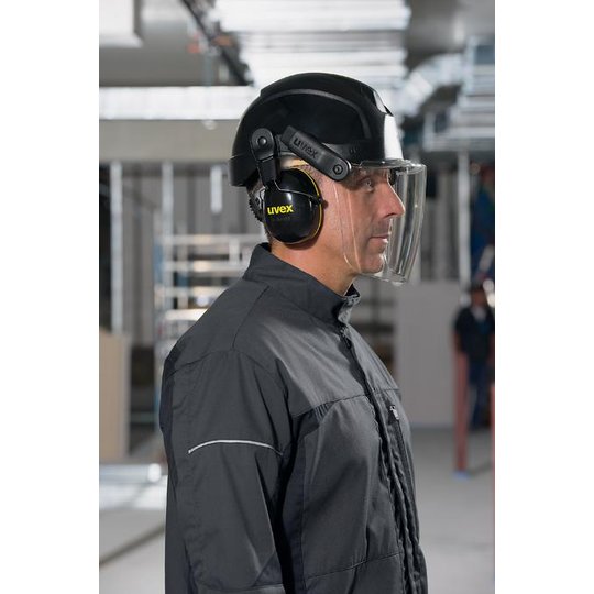 Hearing protection | uvex pheos K2P helmet earmuffs