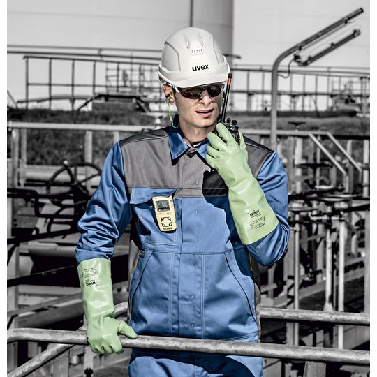 uvex rubiflex S NB40S chemical protection glove