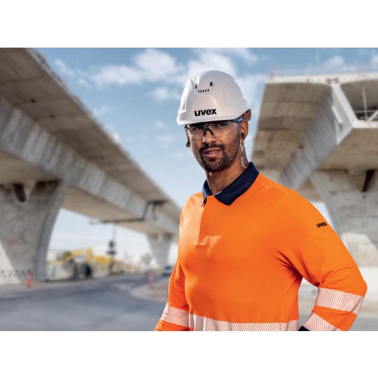 Abbigliamento protettivo e da lavoro | Polo a manica lunga uvex suXXeed construction