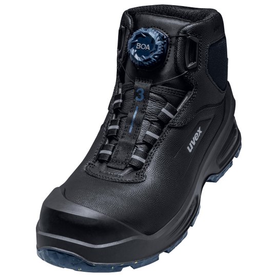 Safety shoes | uvex 3 MACSOLE® boot S3S FO CI HI HRO SC SR with BOA® Fit System