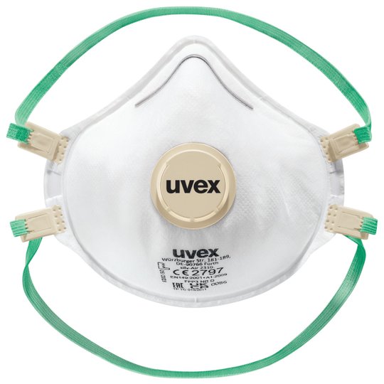 Protection respiratoire | Masque de protection respiratoire coque FFP3 uvex silv-Air c 2310 planet