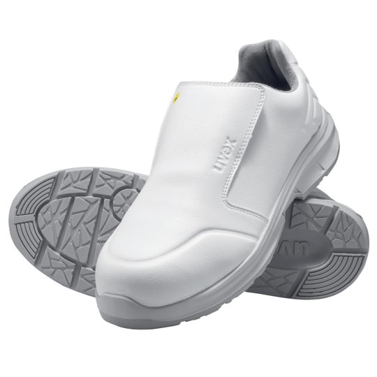 Sepatu Pengaman | Sepatu pelindung sport putih uvex 1 S2 FO SR