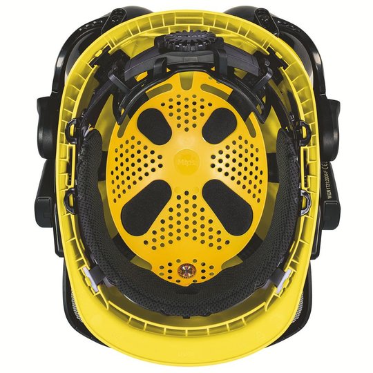 Veiligheidshelmen | uvex bosbouwset Mips® geel