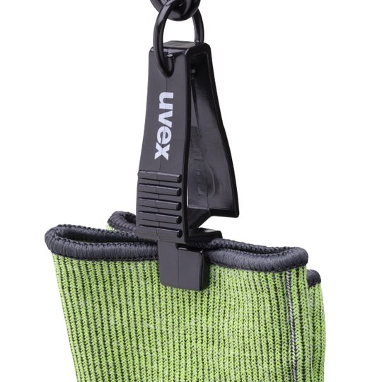 Safety gloves | uvex glove clip with carabiner hook