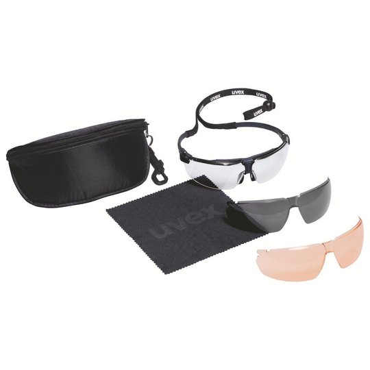 Tactical | Gafas de patillas uvex i-3 Conjunto táctico