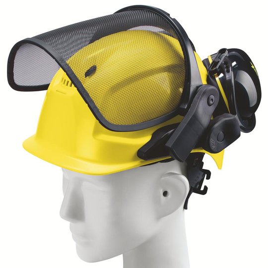 Veiligheidshelmen | uvex bosbouwset Mips® geel