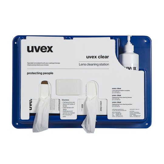 uvex safety eyewear cleaning station