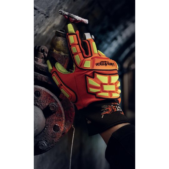 Gants de protection | Gants de protection robustes contre les coupures et les impacts HexArmor® GGT5® Mud Grip® 4021X