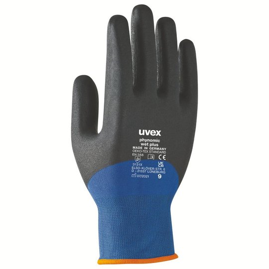 Safety gloves | uvex phynomic wet plus safety glove