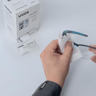 Safety glasses | uvex eyewear cleaning station