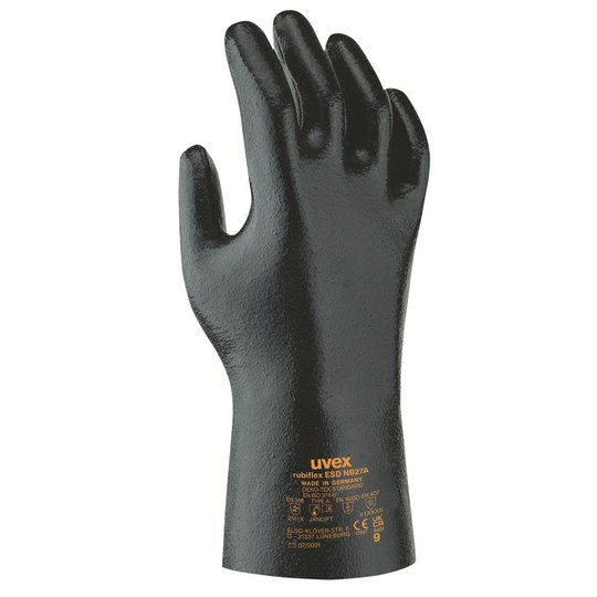 Safety gloves | uvex rubiflex ESD NB27A chemical protection glove