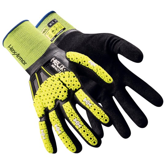 Guantes de seguridad | Guantes de protección contra cortes e impactos HexArmor Helix 1064IMP