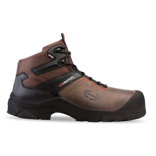 Safety footwear | Heckel MACCROSSROAD BROWN 3.0 HIGH S3L lace-up boot