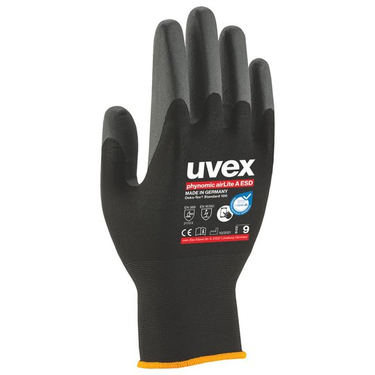 Safety Gloves | Assembly gloves uvex phynomic airLite A ESD