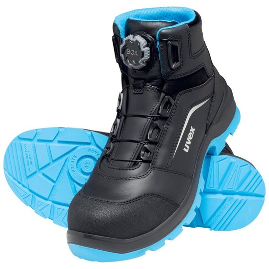 Munkavédelmi lábbeli | uvex 2 xenova® S3L FO SC SR fűzős bakancs BOA® Fit rendszerrel