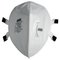 Respiratori filtranti | Respiratore pieghevole con protezione respiratoria FFP3 uvex silv-Air p 8313