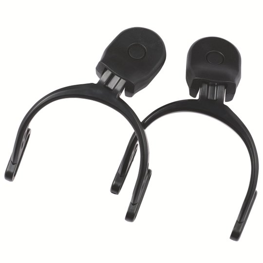 Ear defenders helmet connection for uvex bayonet system