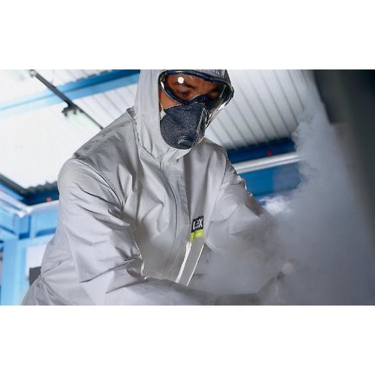 Protective clothing and workwear | uvex 5/6 comfort chemical protection suit