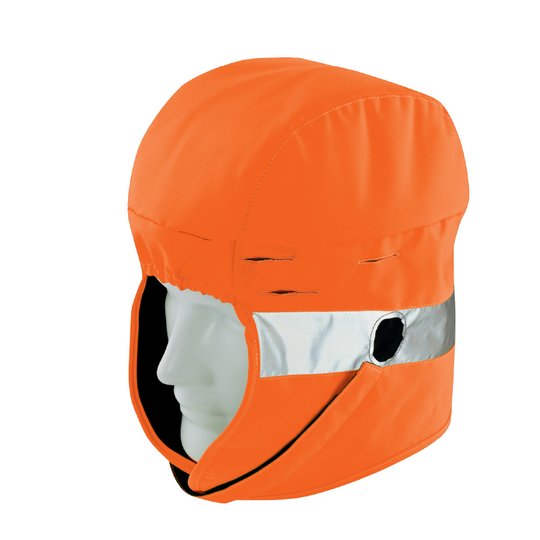 uvex winter hood hi-viz orange