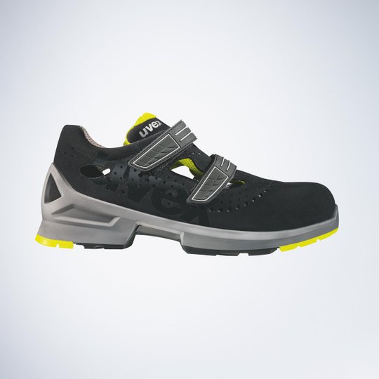 UVEX 1 Sandale 8542.8 S1 SRC Damen Herren Sicherheitsschuhe Sandale schwarz kaufen bei