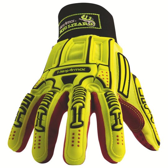 Schutzhandschuhe | HexArmor® Rig Lizard® Mud Grip+® 2038 Stoßschutzhandschuh
