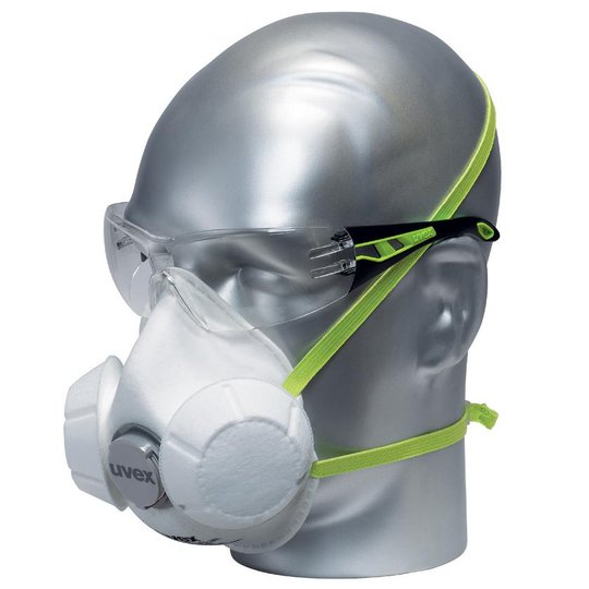 Masques de protection respiratoire | Masque coque respiratoire FFP3 uvex silv-Air e 7333